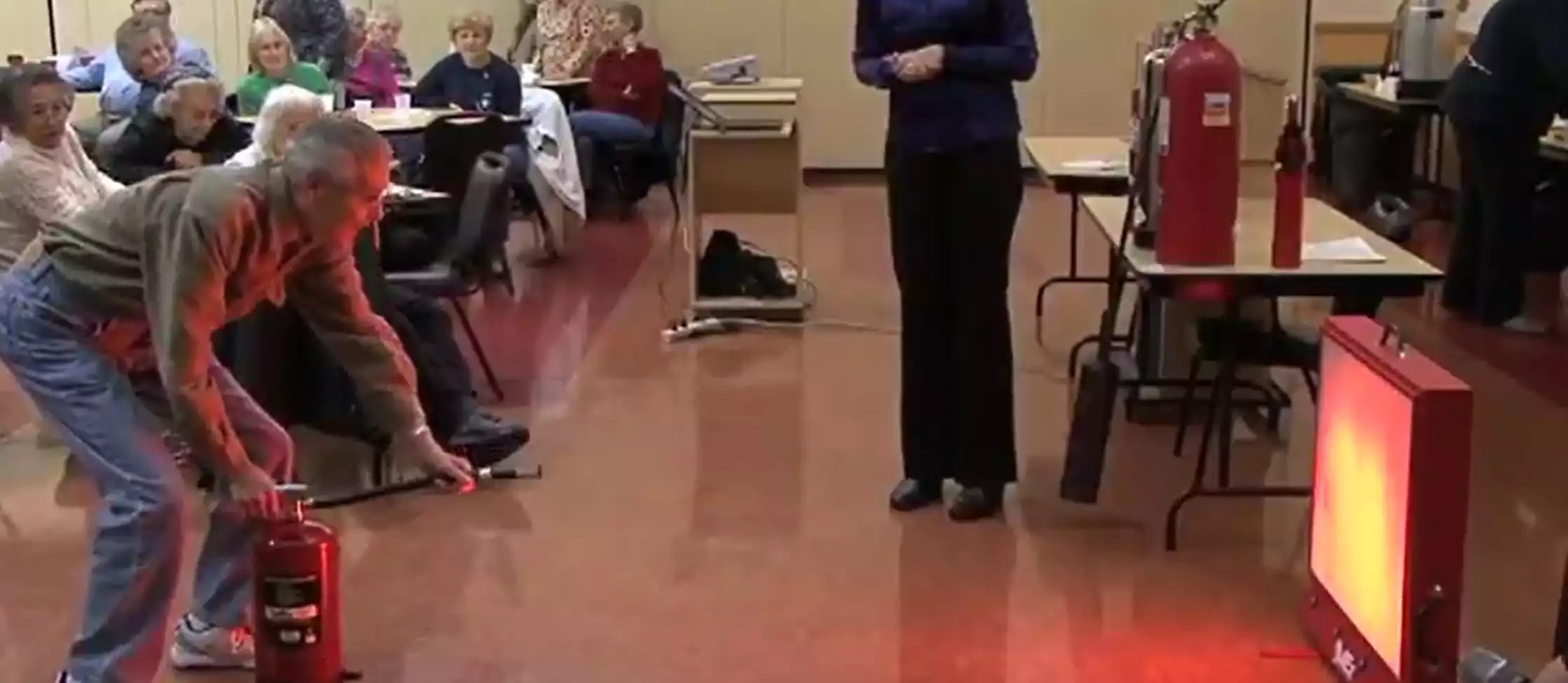 Valley Fire Trains Seniors